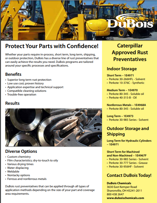 Remove Rust with Reliability Protect your Parts with Confidence