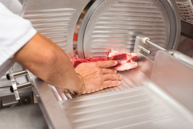 Clean, sanitize and lubricate your meat slicer easily with only 2 products 2